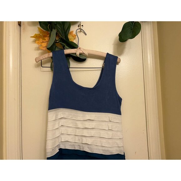 Vintage Vibe Dress/Boho/Layered/Crochet/Sleeveless Dress - Picture 7 of 12